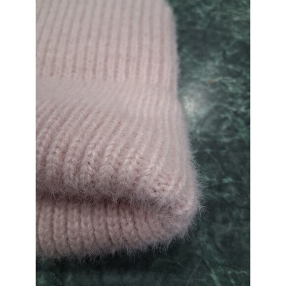 Women’s Pink Beanie & Glove Mittens Sparkle Sequin Star One Size NWT Fuzzy Soft - Picture 8 of 8